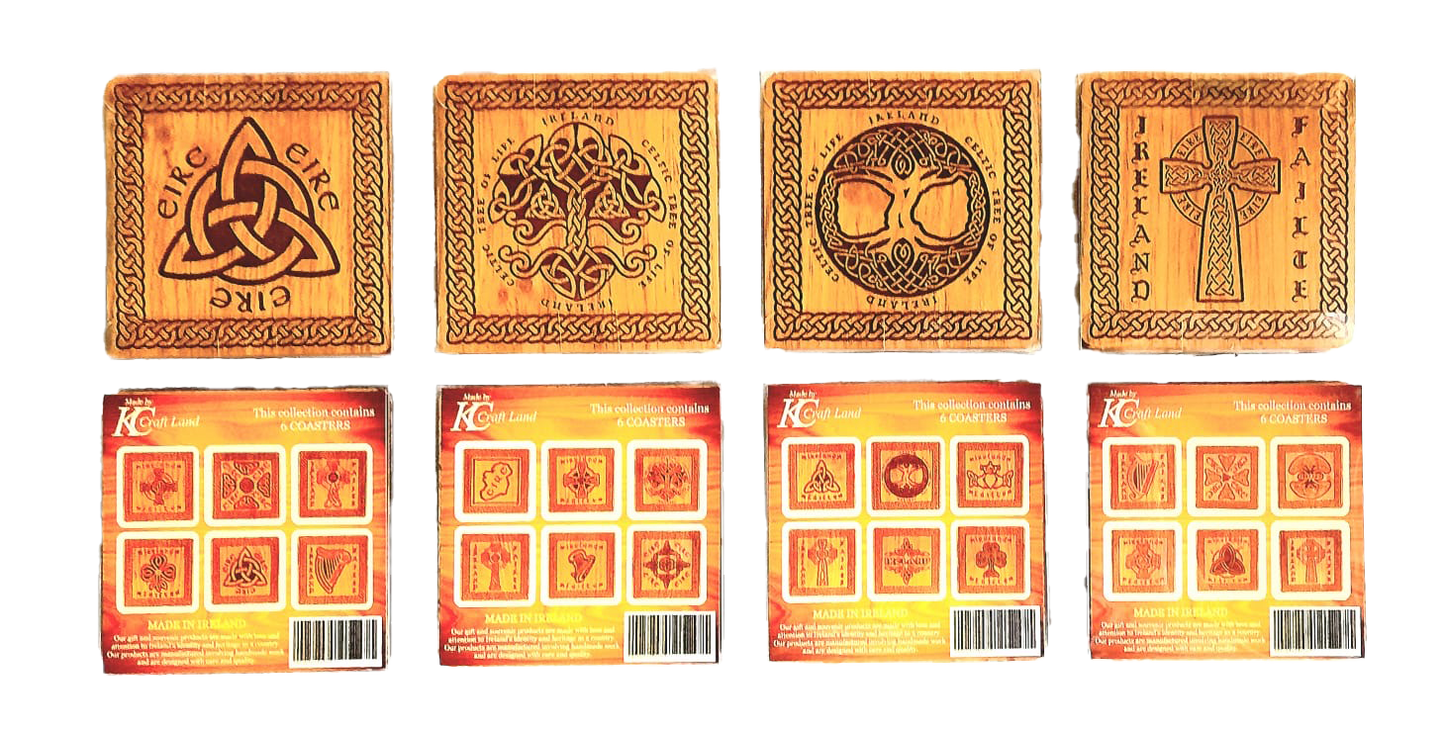 Coaster Set of 6 (Tree of Life)