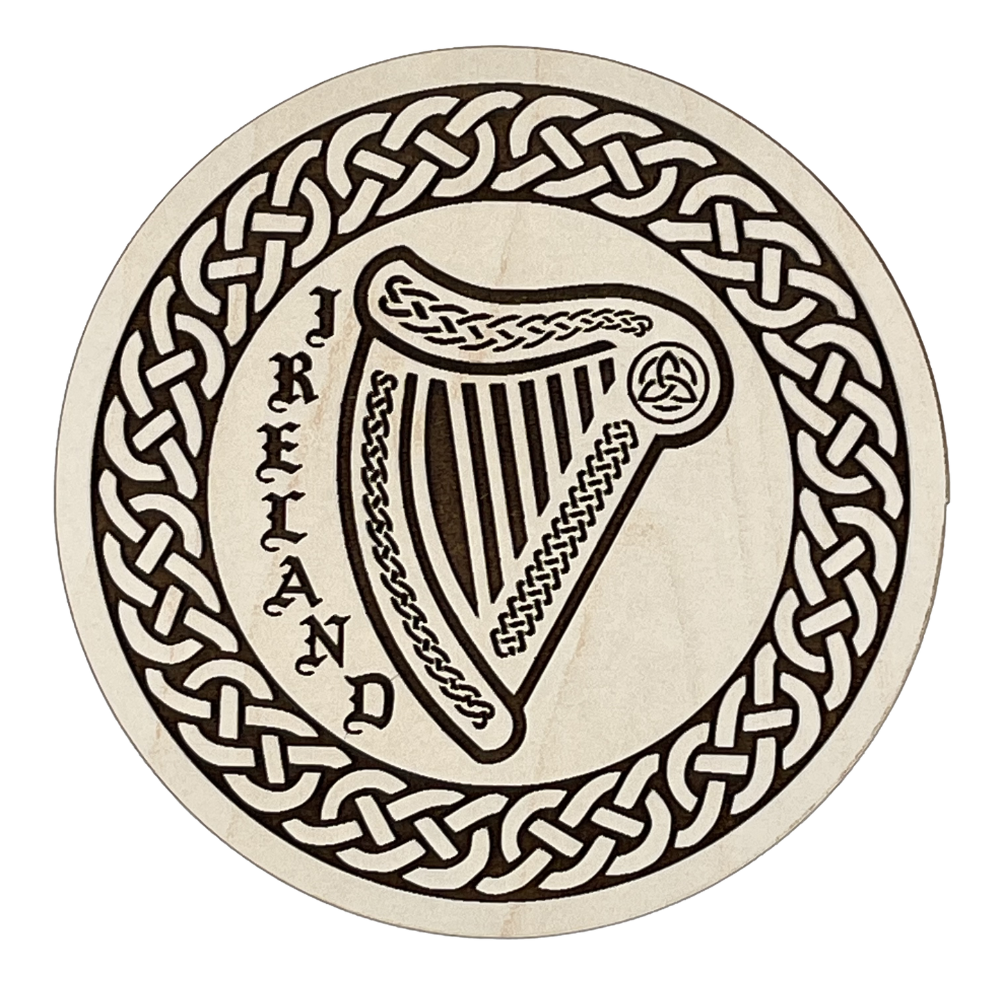 CRW1 – Coaster “Irish Harp”