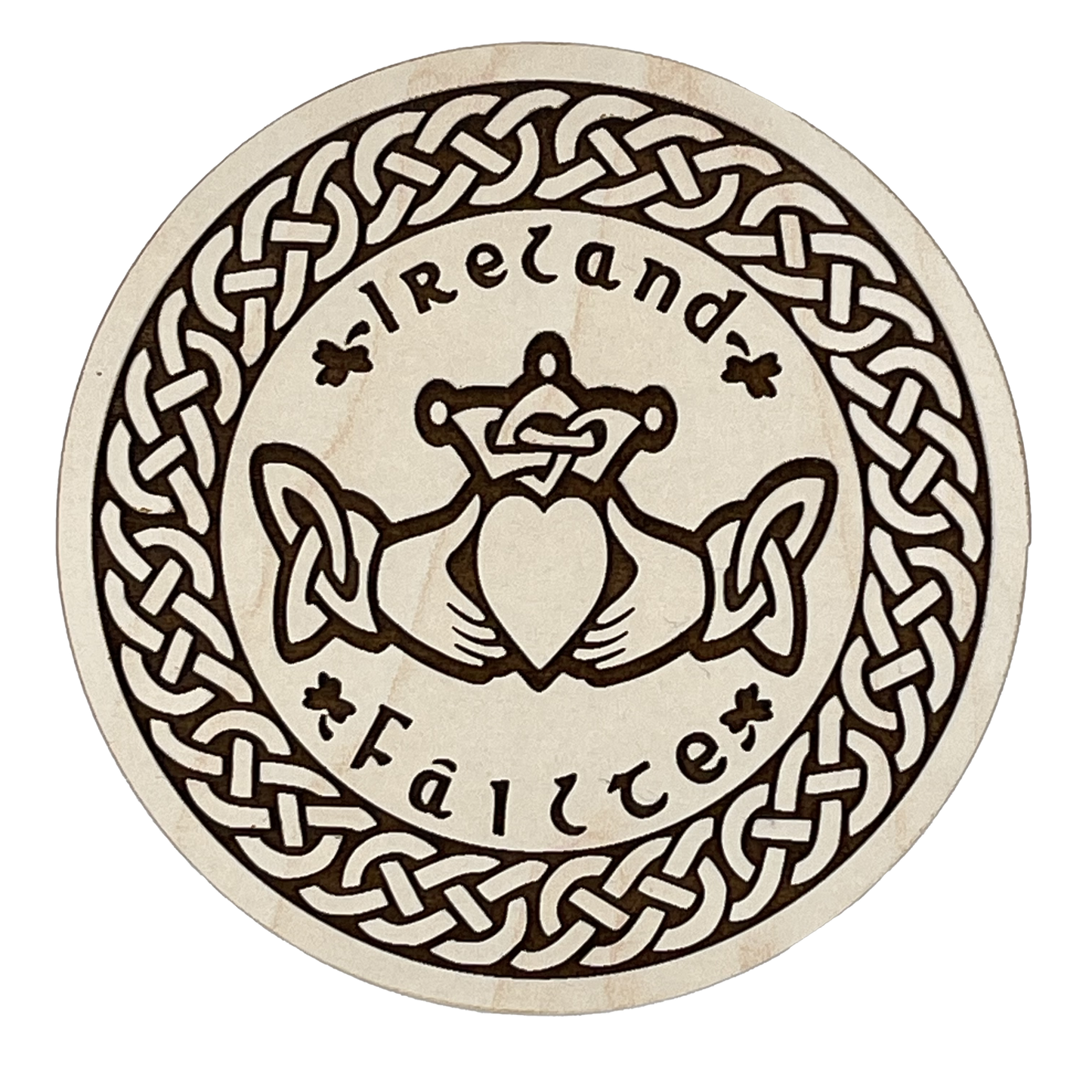 CRW18 – Coaster “Irish Claddagh”