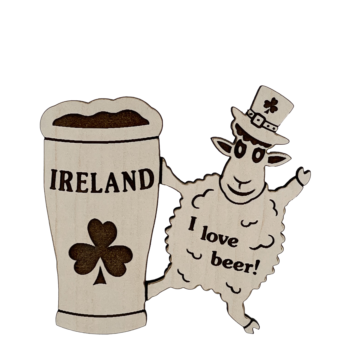 MW20 – Magnet “I love beer sheep”