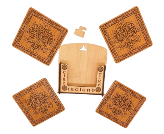 Coaster Set of 4 (Coaster Set: CRS4)