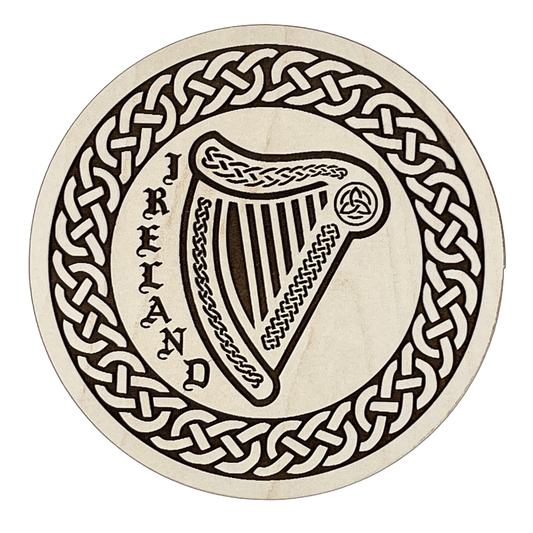 CRW1 – Coaster “Irish Harp”