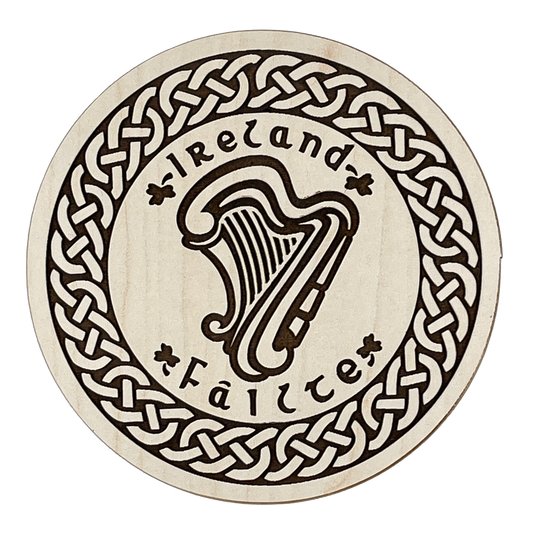 CRW3 – Coaster “Irish Harp”