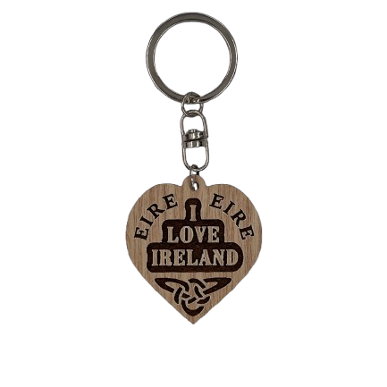 KN21 – Keyring “I Love Ireland Heart”