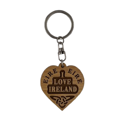 KD21 – Keyring “I Love Ireland Heart”